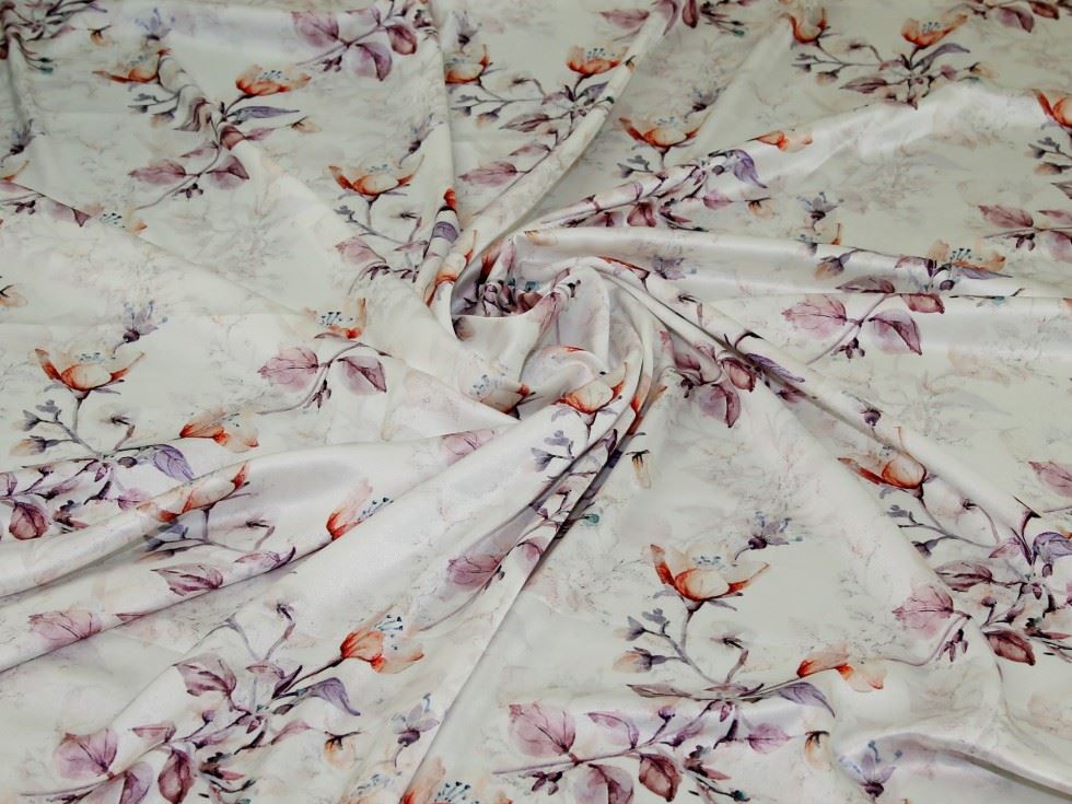 Deadstock Sienna Charmeuse Silky Satin Fabric Pink
 
