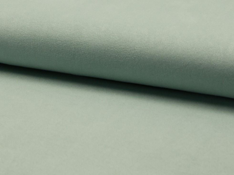 Deadstock Faux Suede Stretch Knit Fabric Mint Green
 