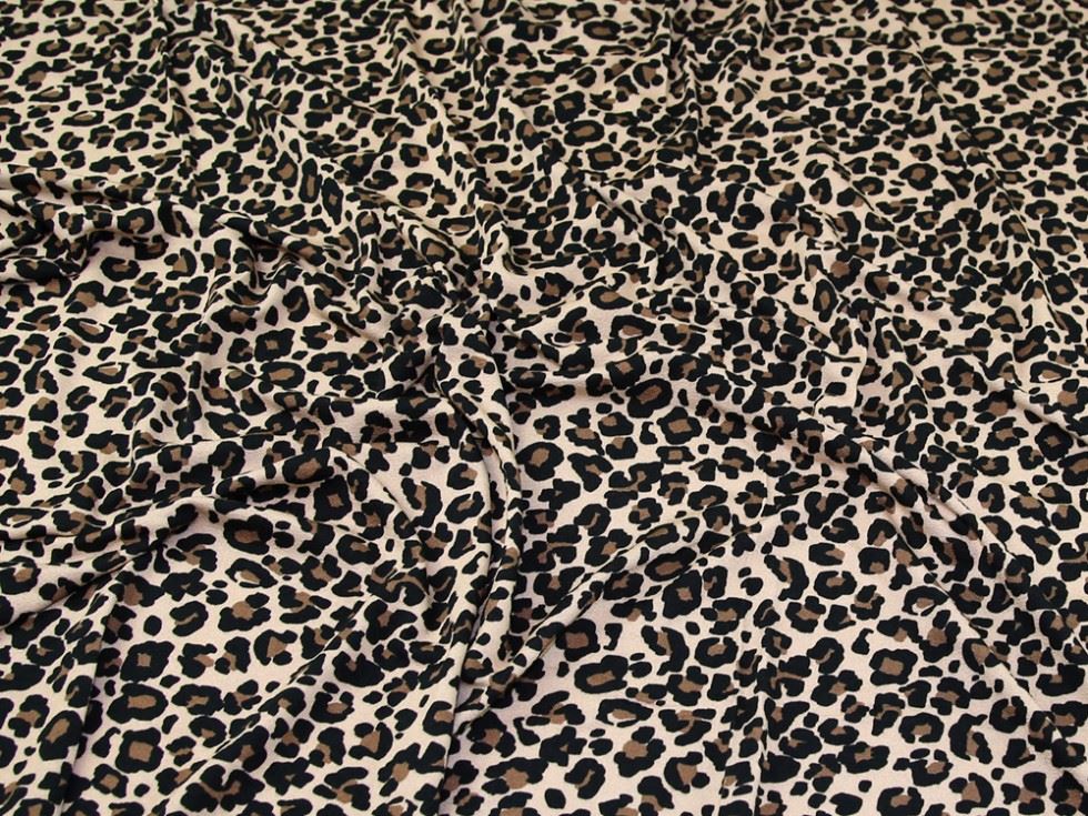 Lady Mcelroy Brown Viscose Crepe Textured Stretch Knit Fabric