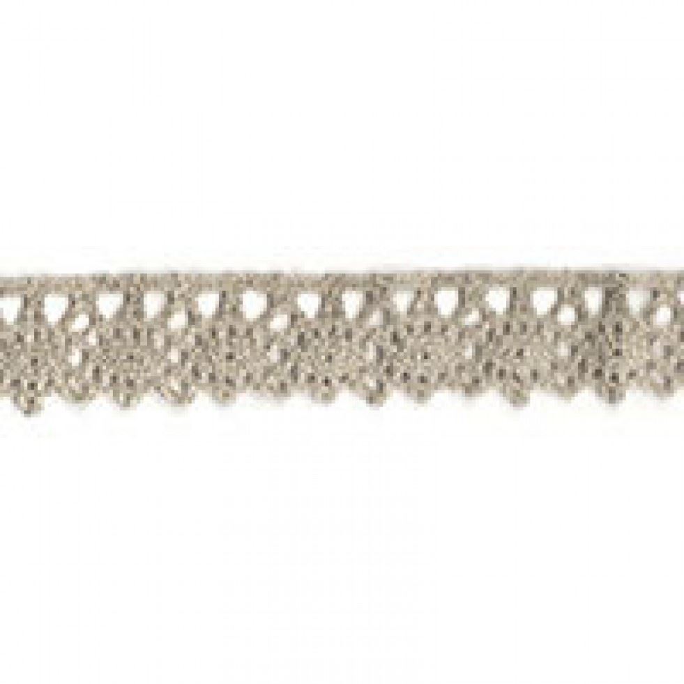 Essential Trimmings Porcini Cotton Lace Trim (Value Roll)