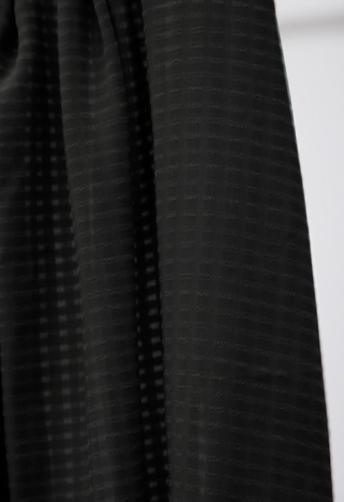 Meet Milk Black Saba Sheer Tencel Lyocell Viscose Fabric