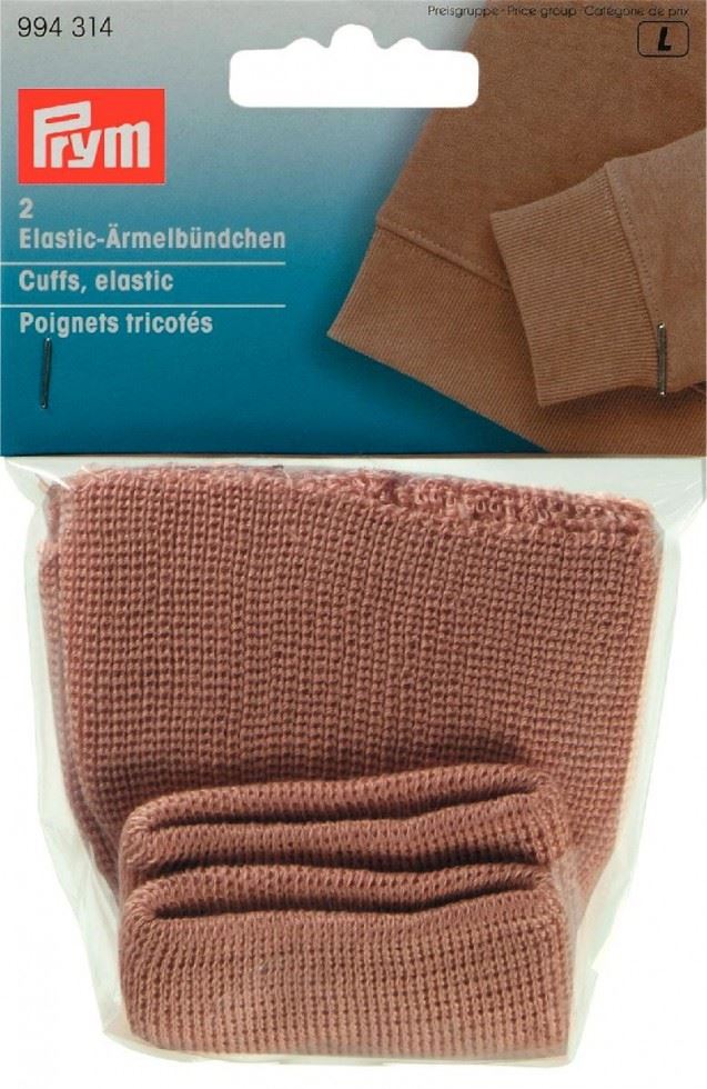 Prym Knitted Cuff Ribbing Beige
 