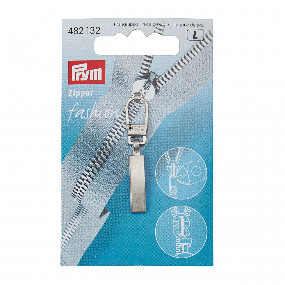Prym Zip Puller Matt Silver
 