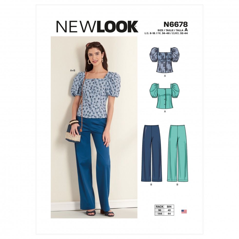 New Look Paper Sewing Pattern 6678
 