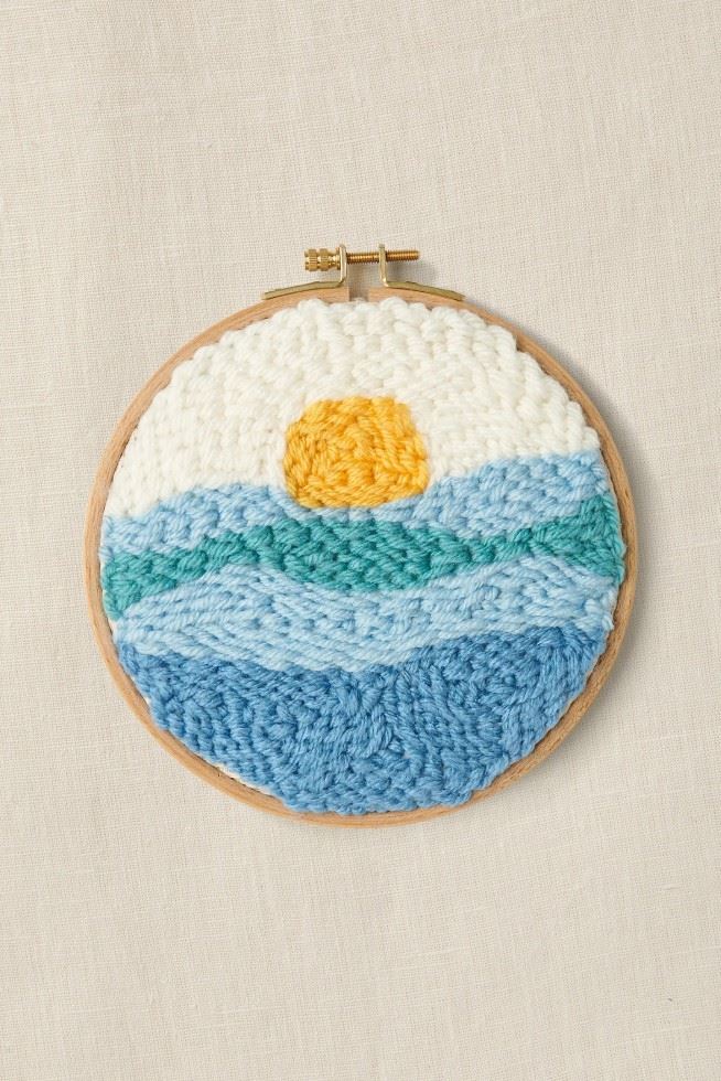 Dmc Ocean Meditation Punch Needle Kit