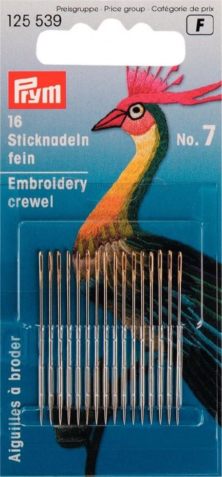 Prym Fine Embroidery Needles