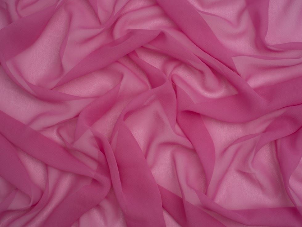 Minerva Core Range Pink Mauve Light Sheer Chiffon Fabric