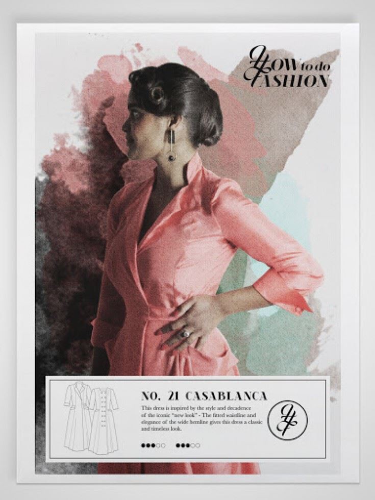 How To Do Fashion Sewing Pattern Casablanca Dress