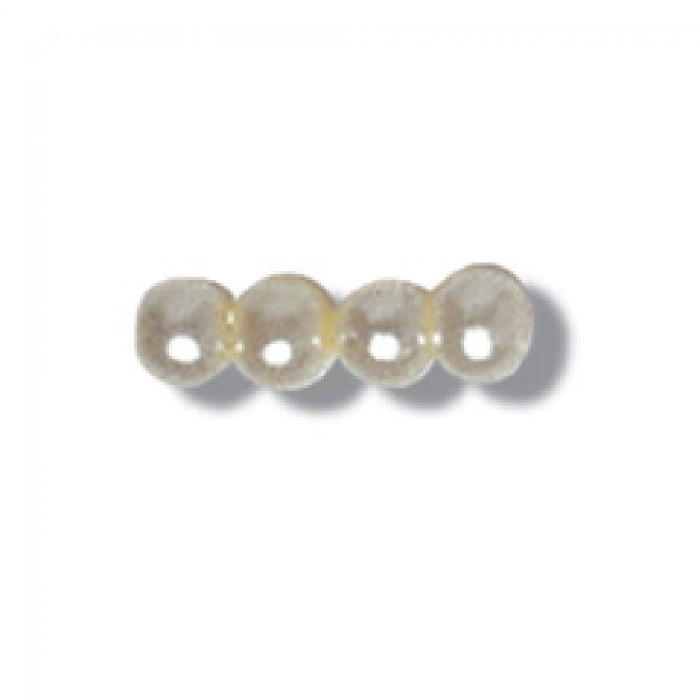 Trimits Cream Round Pearl Beads (Value Pack Of 5)