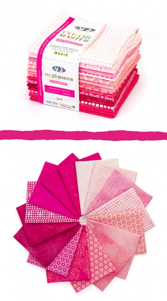 Art Gallery Fabrics Fat Quarter Fabric Pack Dragonfruit
 
