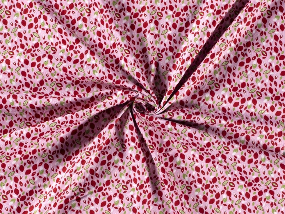 100% Cotton Poplin Fabric Pink
 