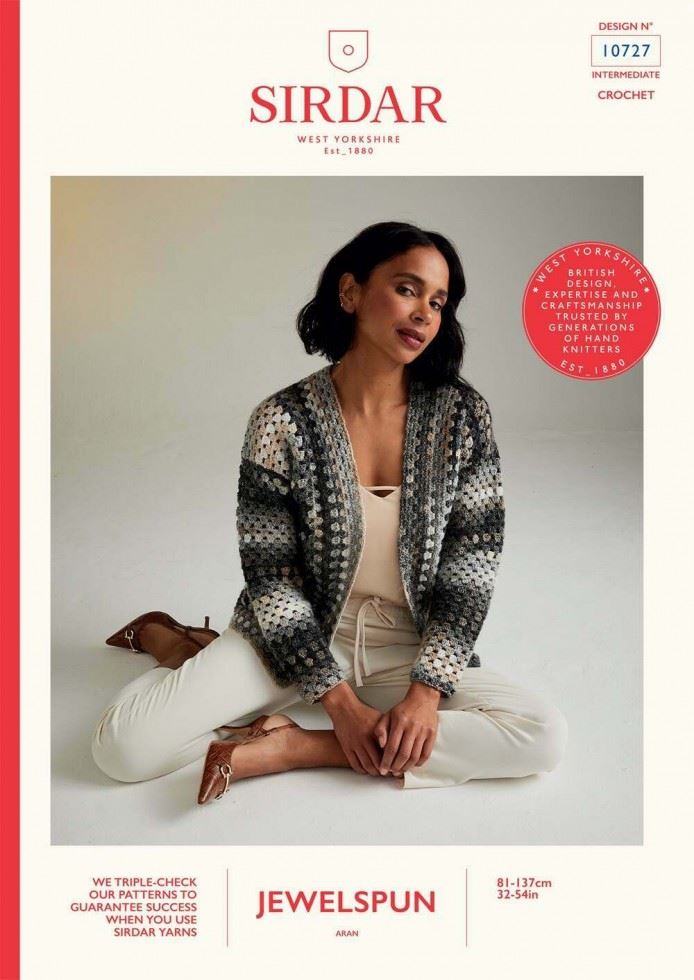 Sirdar Jewelspun Aran Crochet Pattern Booklet 10727