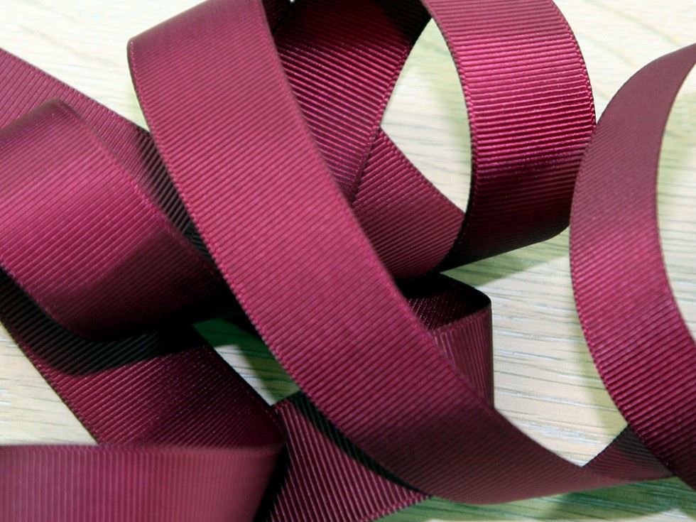 Prym Bordeaux Ribbed Polyester Tape