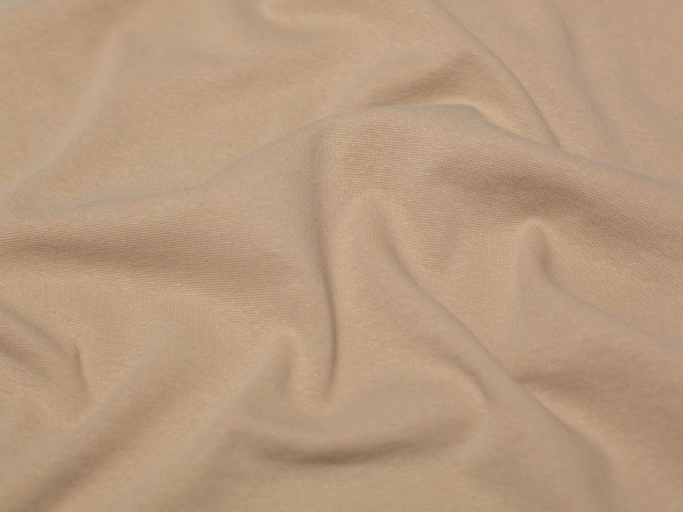 Minerva Core Range Tubular Ribbing Stretch Knit Fabric Dark Cream
 
