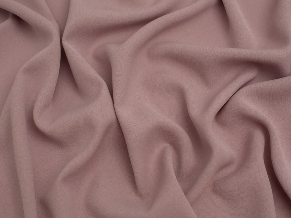 Minerva Core Range Dusty Pink Prestige Polyester Crepe Fabric