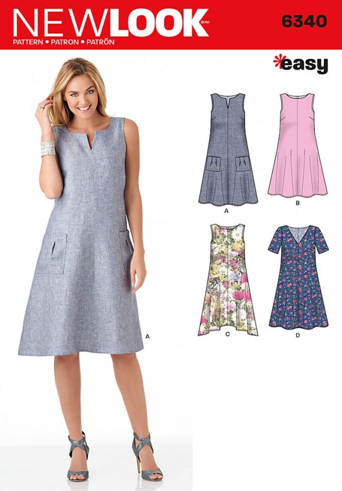New Look Paper Sewing Pattern 6340
 
