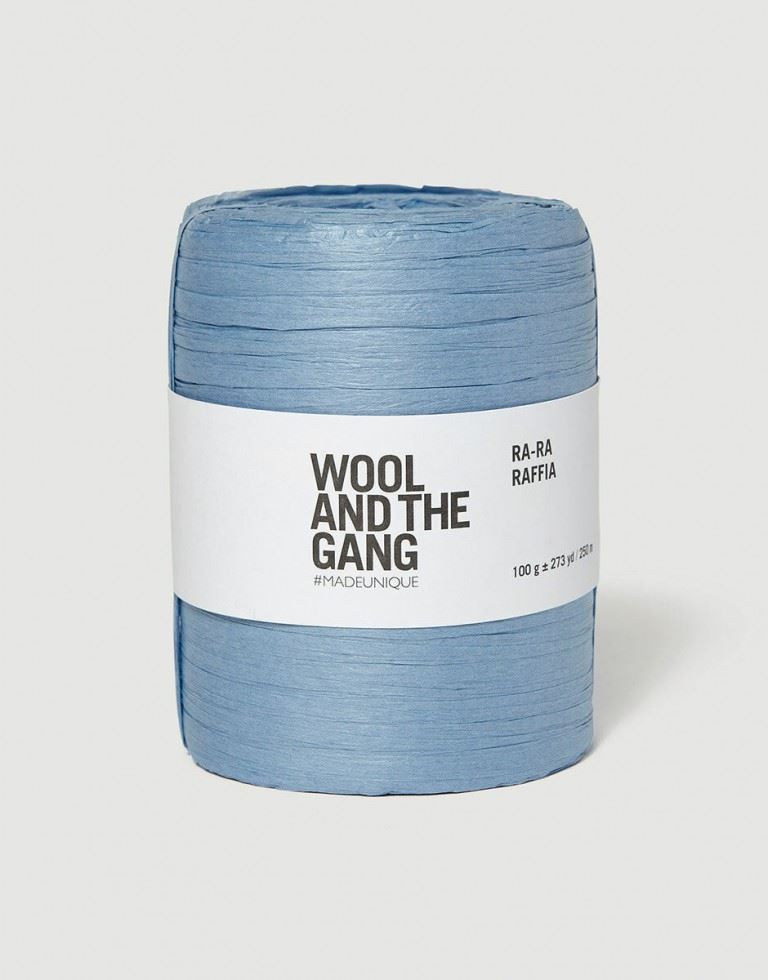 Wool and the Gang Ra-Ra Raffia Yarn Powder Blue