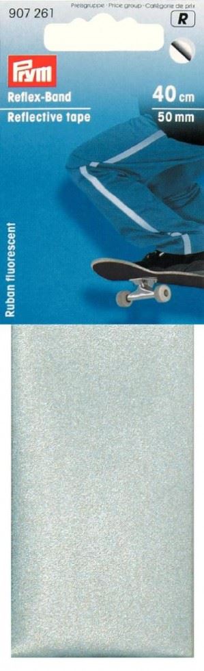 Prym Silver Reflective Self Adhesive Tape