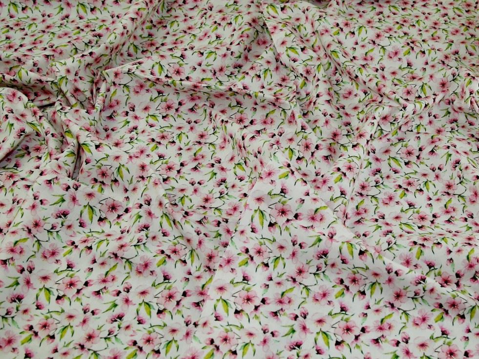 John Louden Pink 100% Cotton Fabric