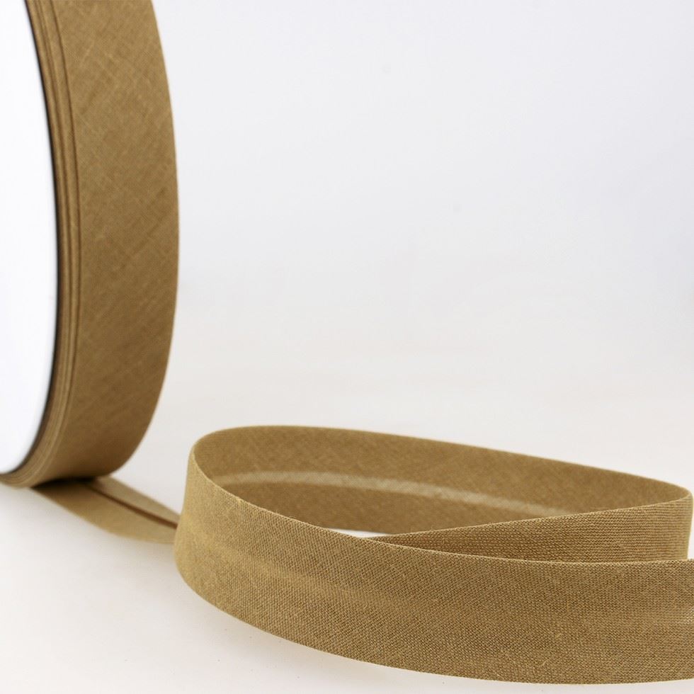 Stephanoise Polycotton Bias Binding Tape Dark Gold
