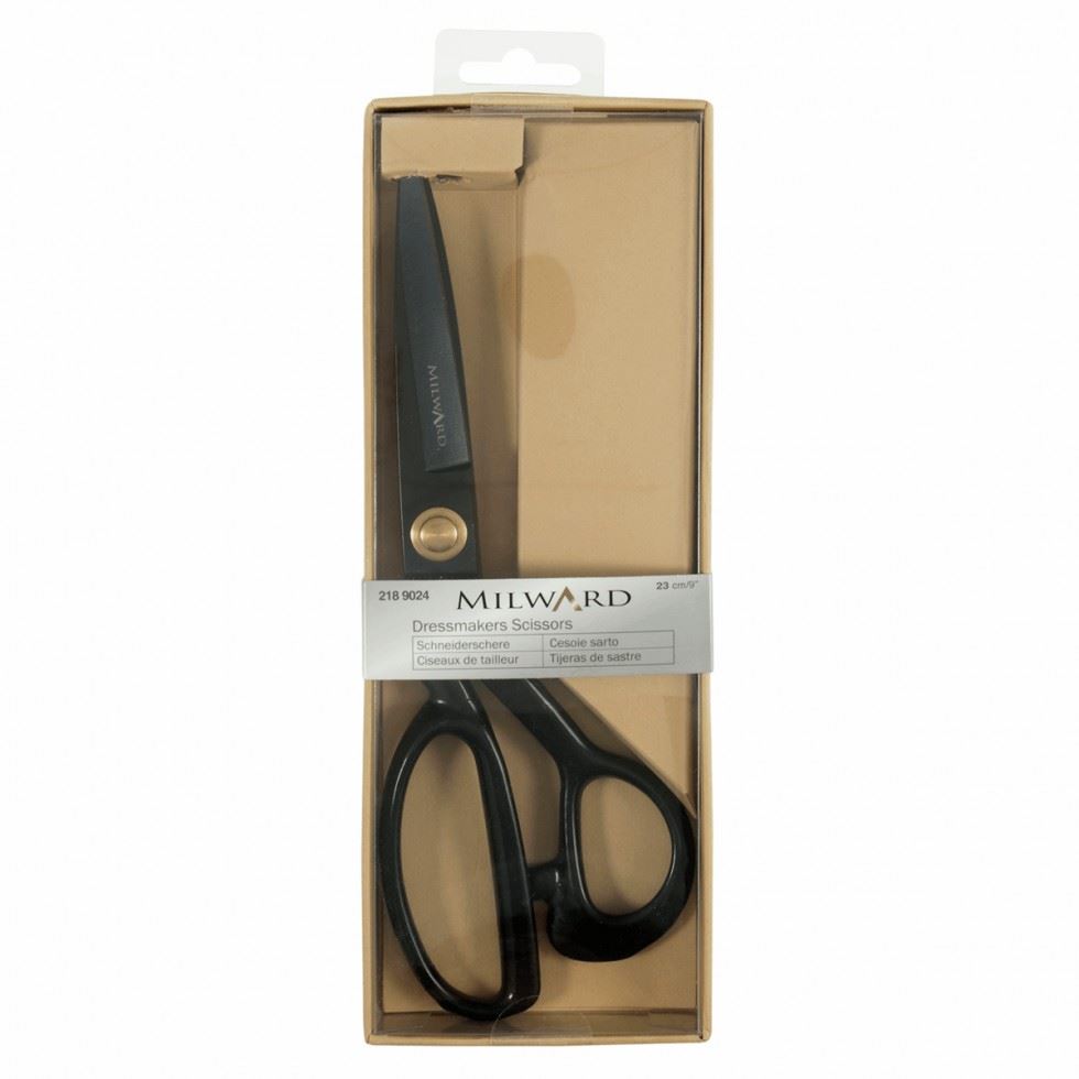 Milward Black Heavy Duty Sewing Scissors Gift Set