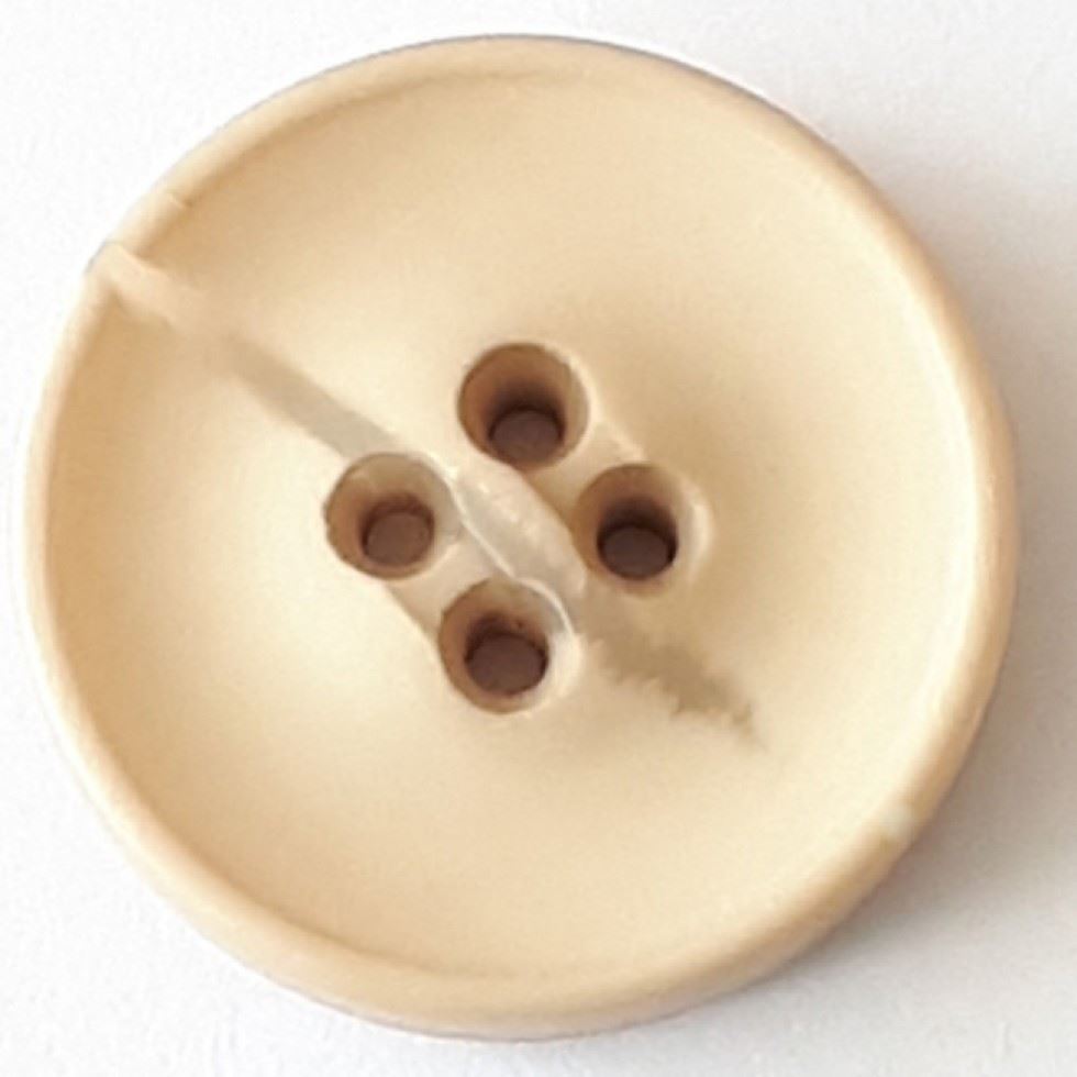 Dill Beige Round Plastic Buttons (Value Pack)