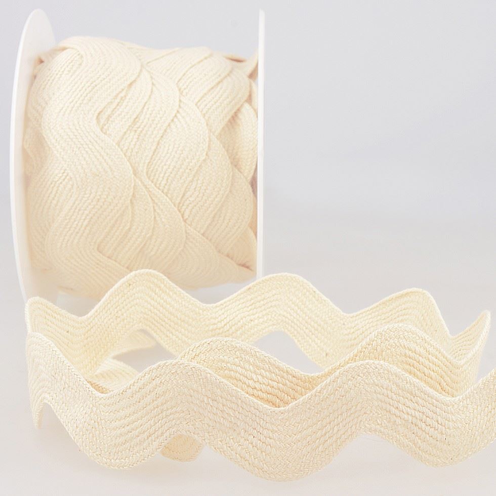Stephanoise Ric Rac Trim Ivory
 