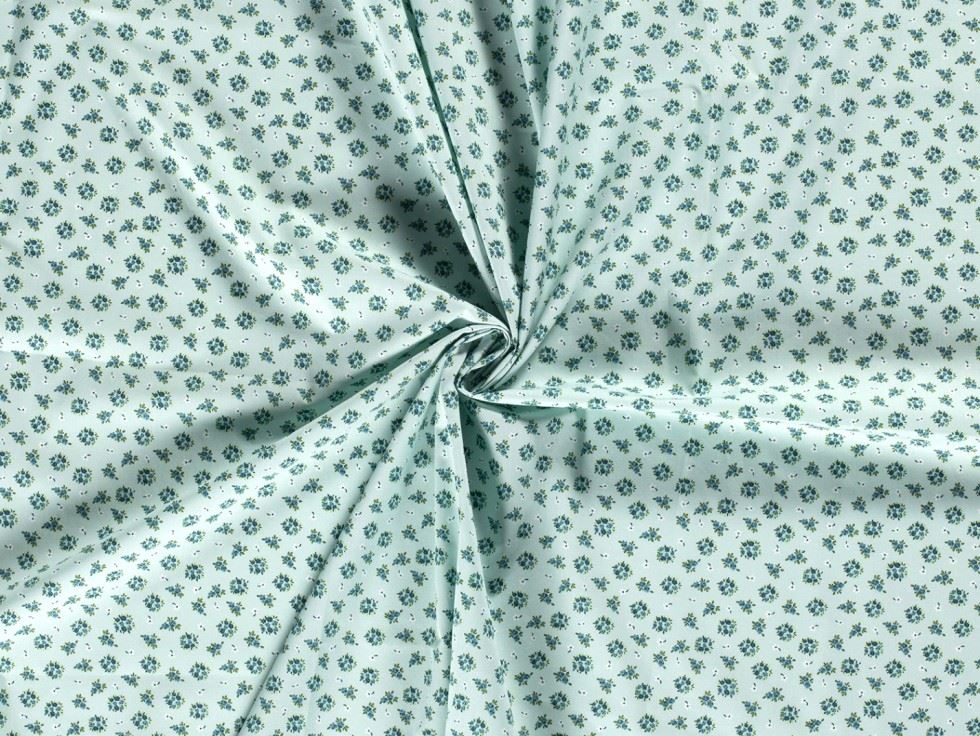 Green 100% Cotton Poplin Fabric