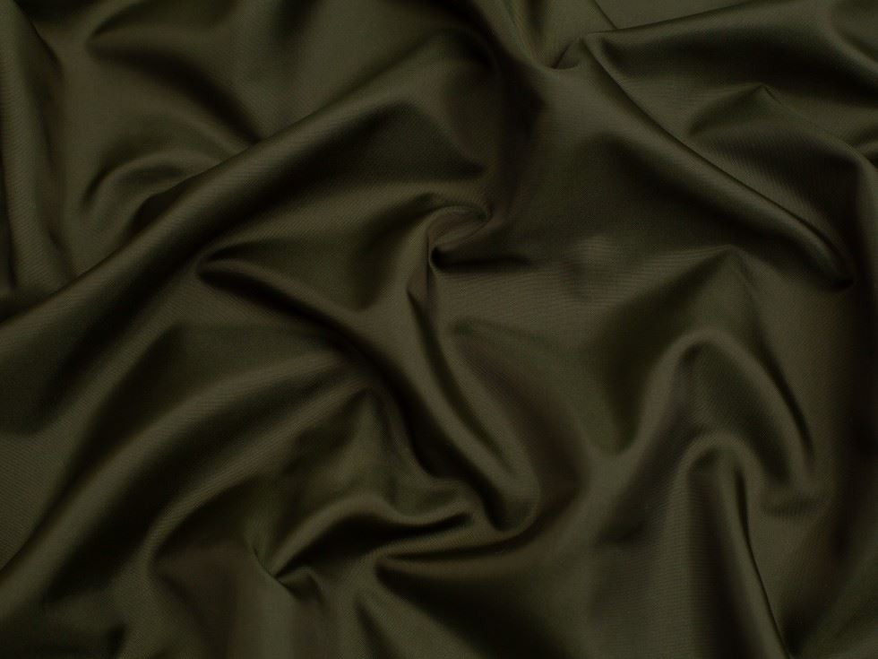 Premium Anti Static Lining Fabric Dark Green Brown
 