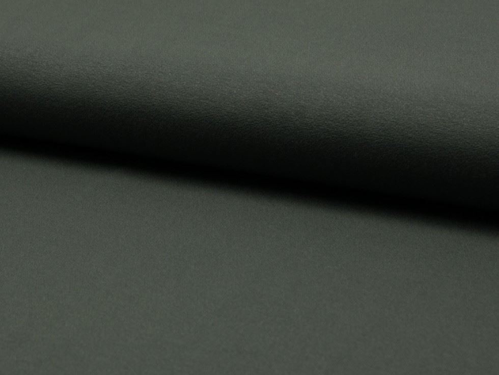 Khaki Deadstock Deluxe Crepe Textured Stretch Knit Fabric