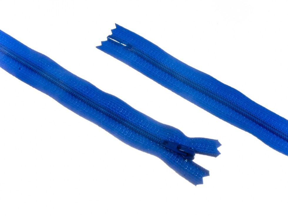 YKK Nylon Closed End Dress Zips Light Royal Blue