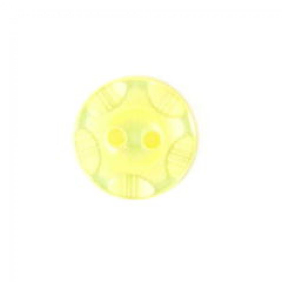 Crendon Round Floral Buttons (Value Pack) Yellow