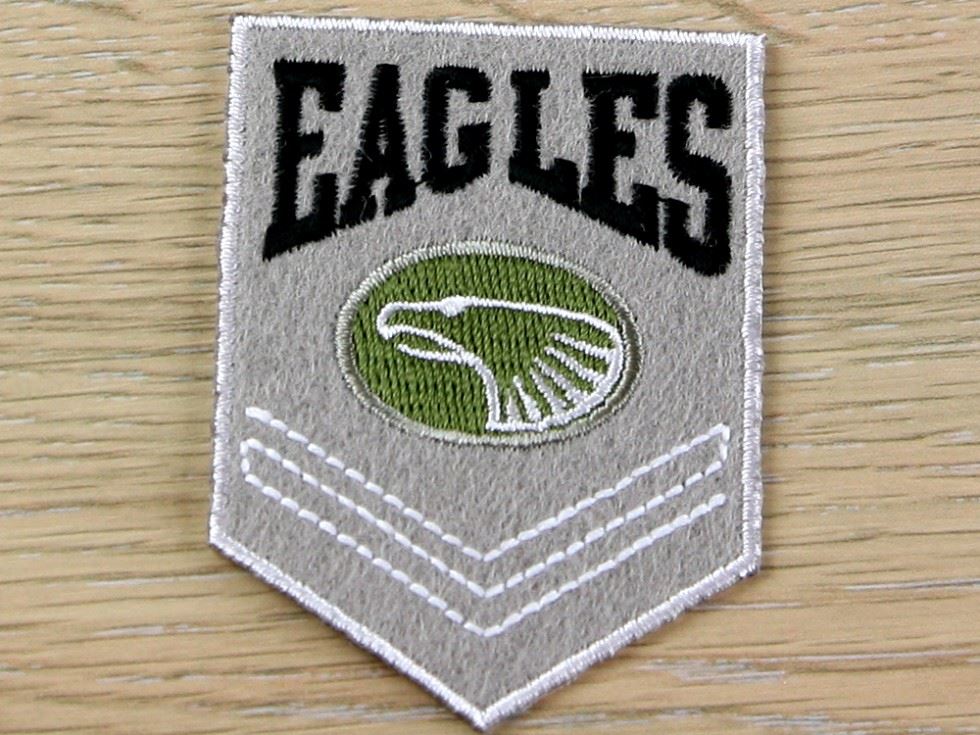 Grey Patch Motif Eagles (Value Pack Of 3)