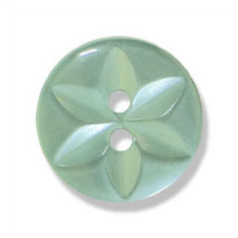 Trimits Green Polyester Star Buttons (Value Pack)