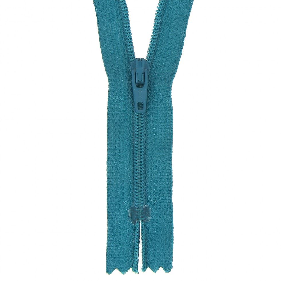 Milward Nylon Dress & Skirt Closed End Zips Teal
 