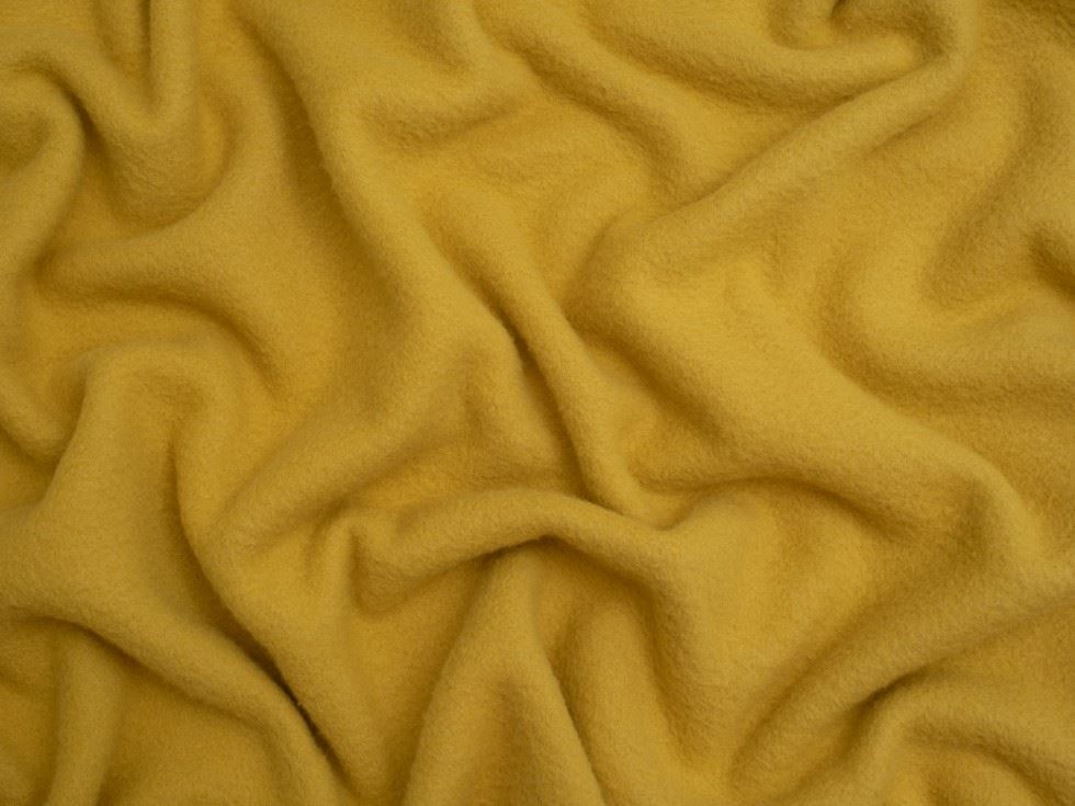Minerva Core Range Brushed Microfleece Fabric Ochre
 