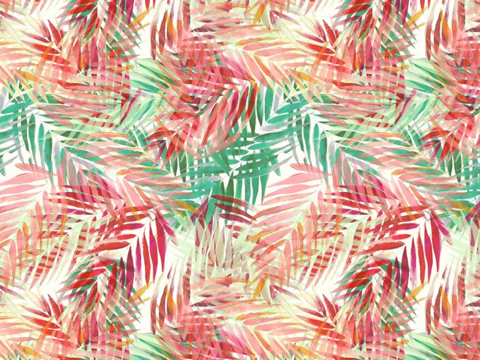 John Kaldor Paris Charmeuse Silky Satin Fabric Green & Red
 