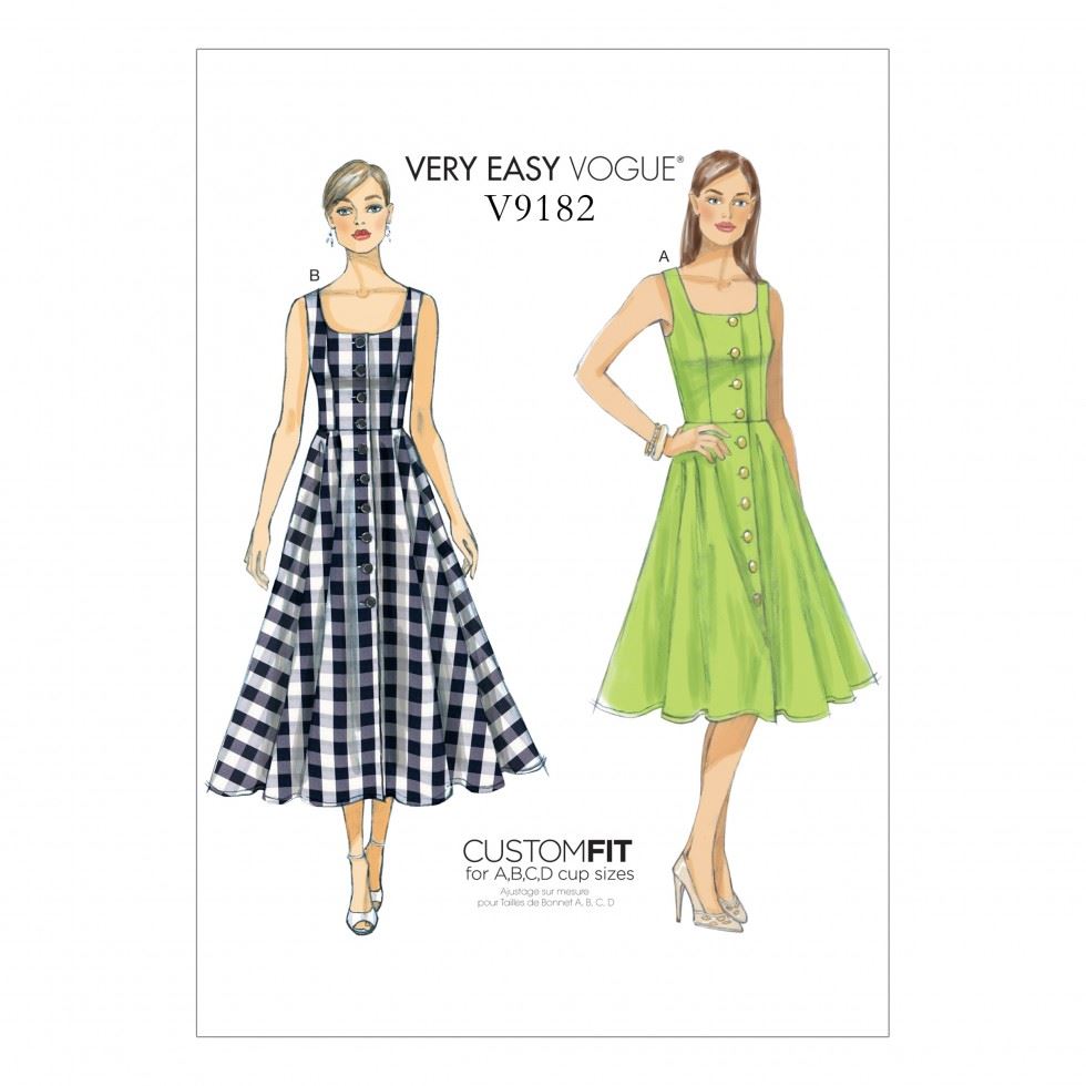 Vogue Paper Sewing Pattern 9182