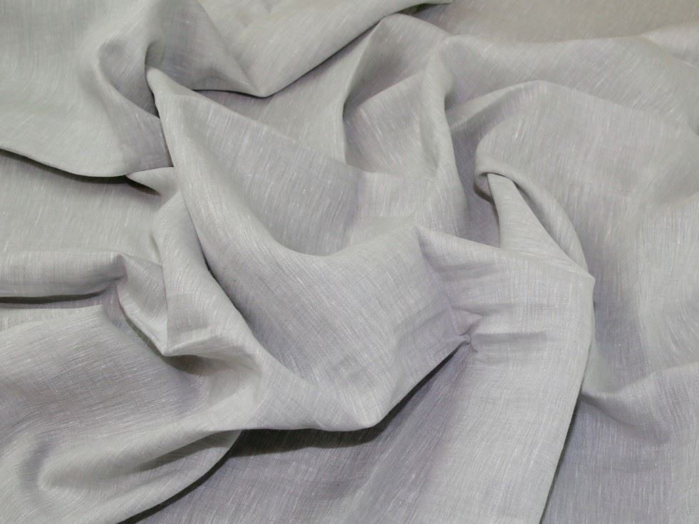 Deadstock Orleans 100% Linen Fabric Sterling
 