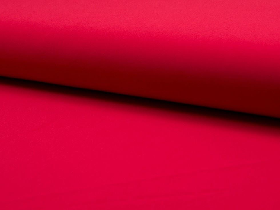 Deadstock Sharly Stretch Woven Suiting Fabric Red-image