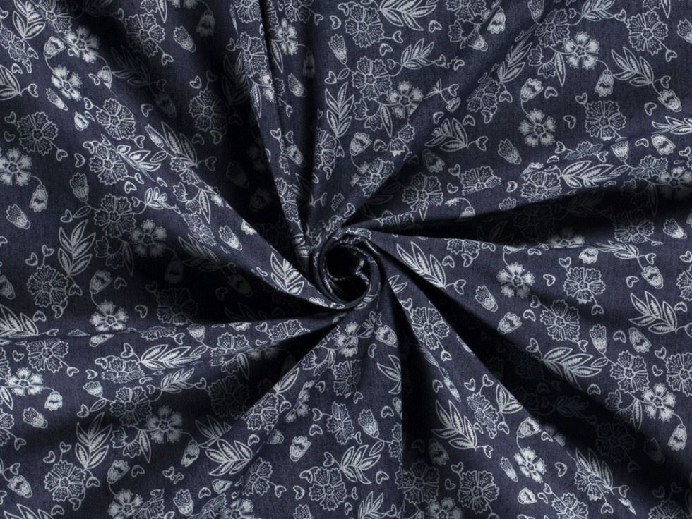 Stretch Woven Denim Fabric Indigo
 