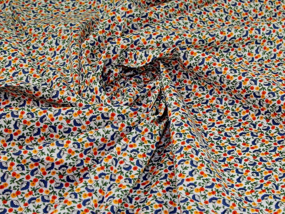 White Deadstock 100% Cotton Poplin Fabric