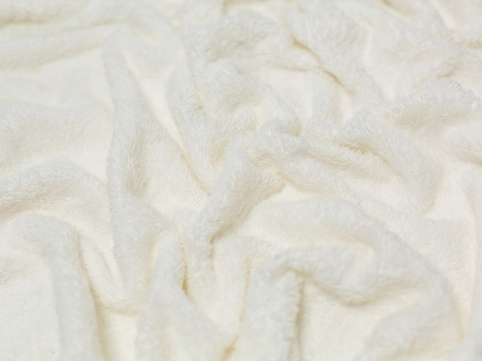 Minerva Core Range Ivory Luxury Cotton Towelling Fabric