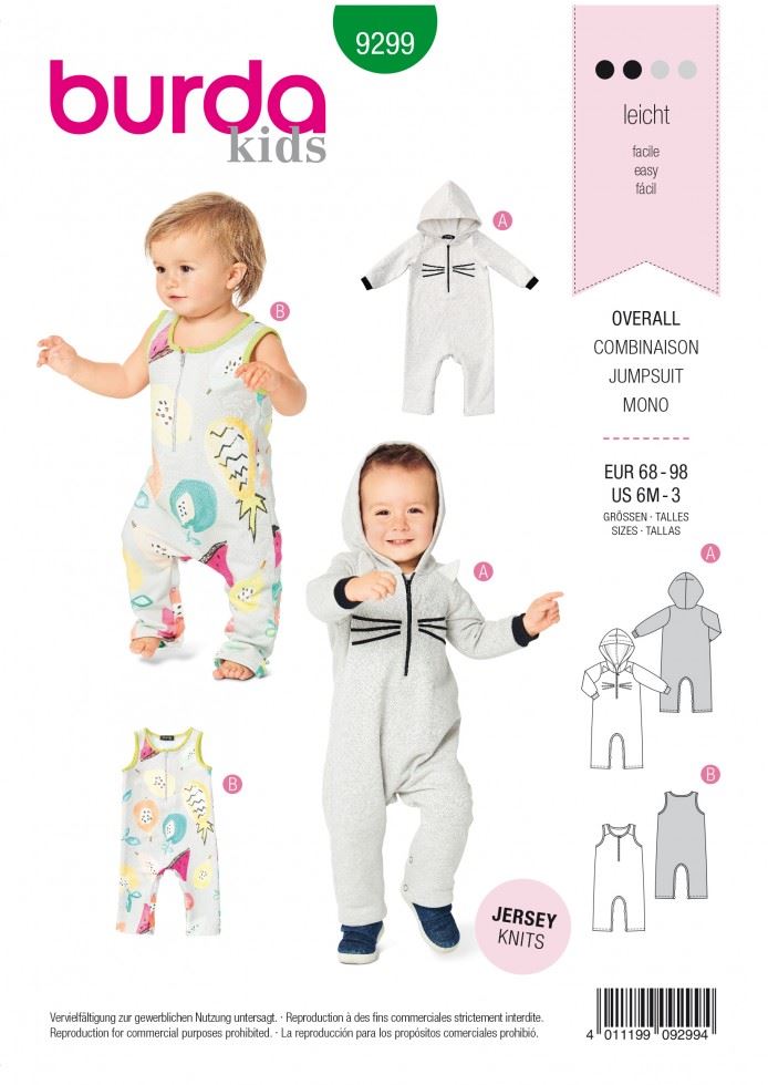 Burda Paper Sewing Pattern 9299
 