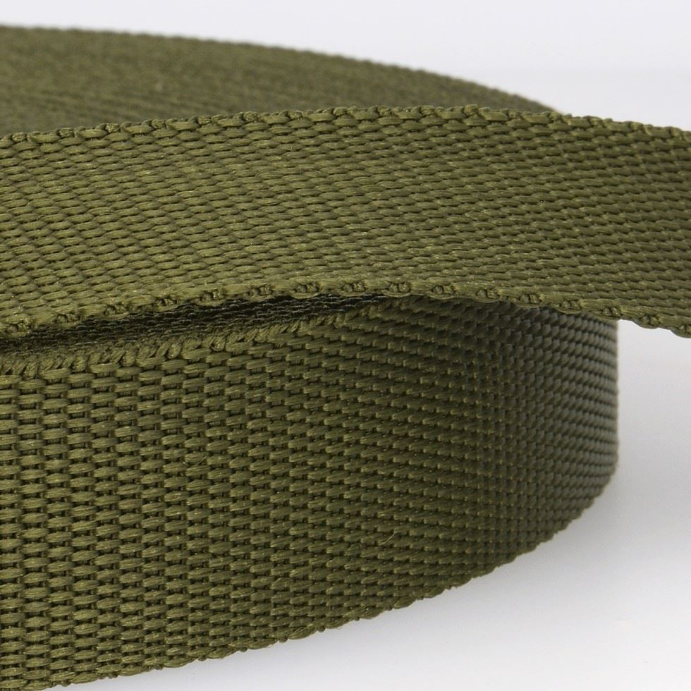 Stephanoise Polypropylene Webbing Dark Khaki
