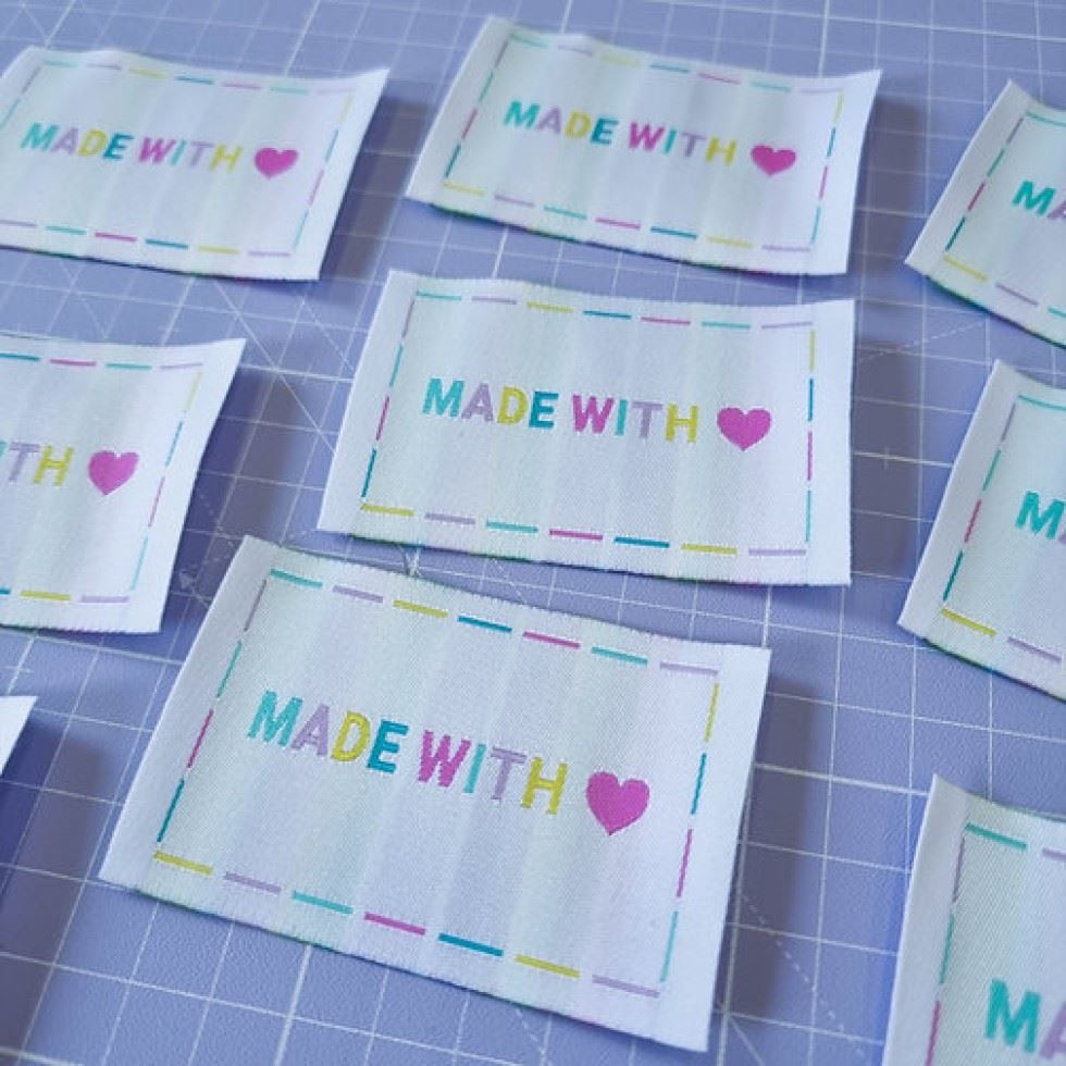Sew Anonymous Made With Love Woven Labels
 