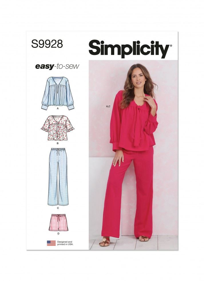 Minerva Sewing Pattern 9928 Simplicity Simplicity-9928-A