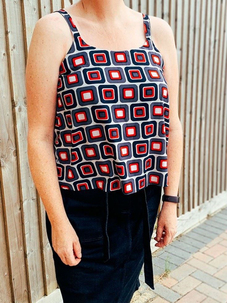 Sussex Seamstress Paper Sewing Pattern Brighton Swing Cami
 