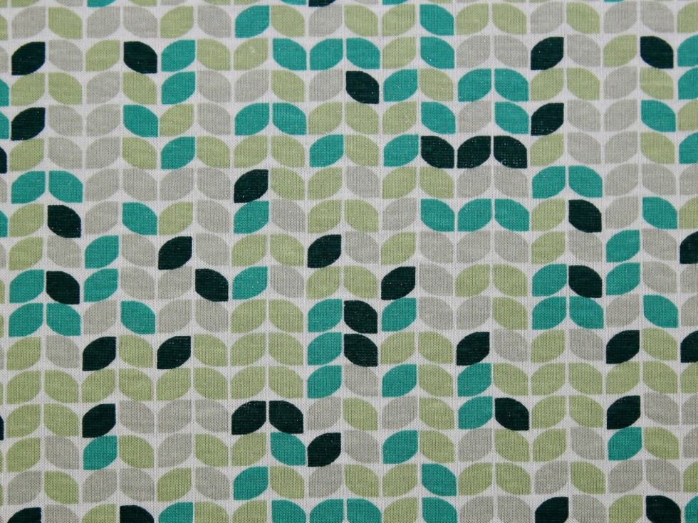 Stof France PUL Coated Jersey Stretch Knit Fabric Green
 