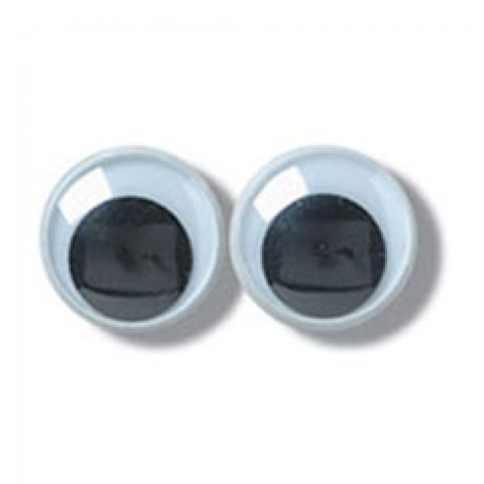 Trimits Black & White Stick On Wobbly Toy Eyes